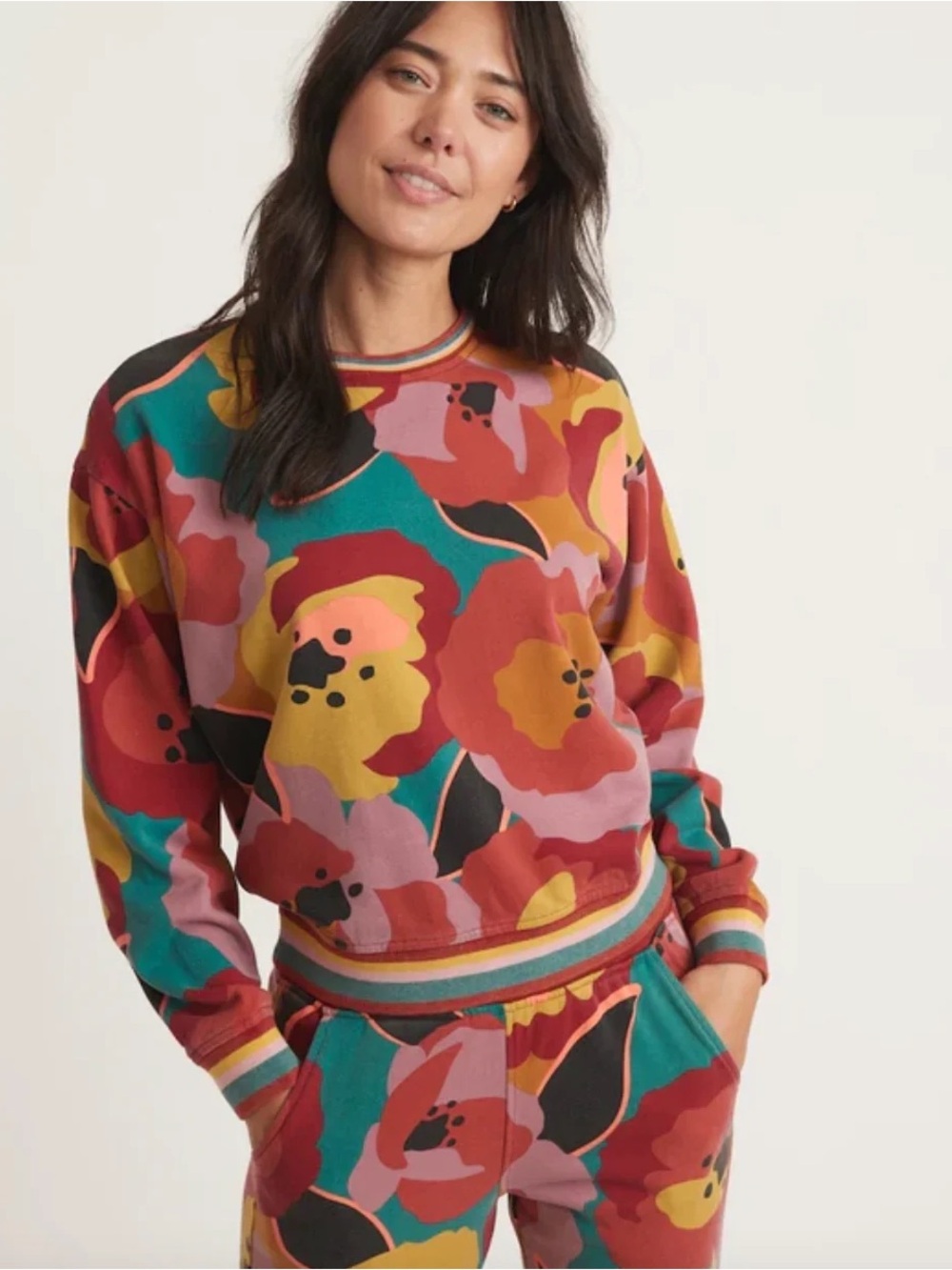 Marine Layer Amelia Colorful Sweatshirt XS